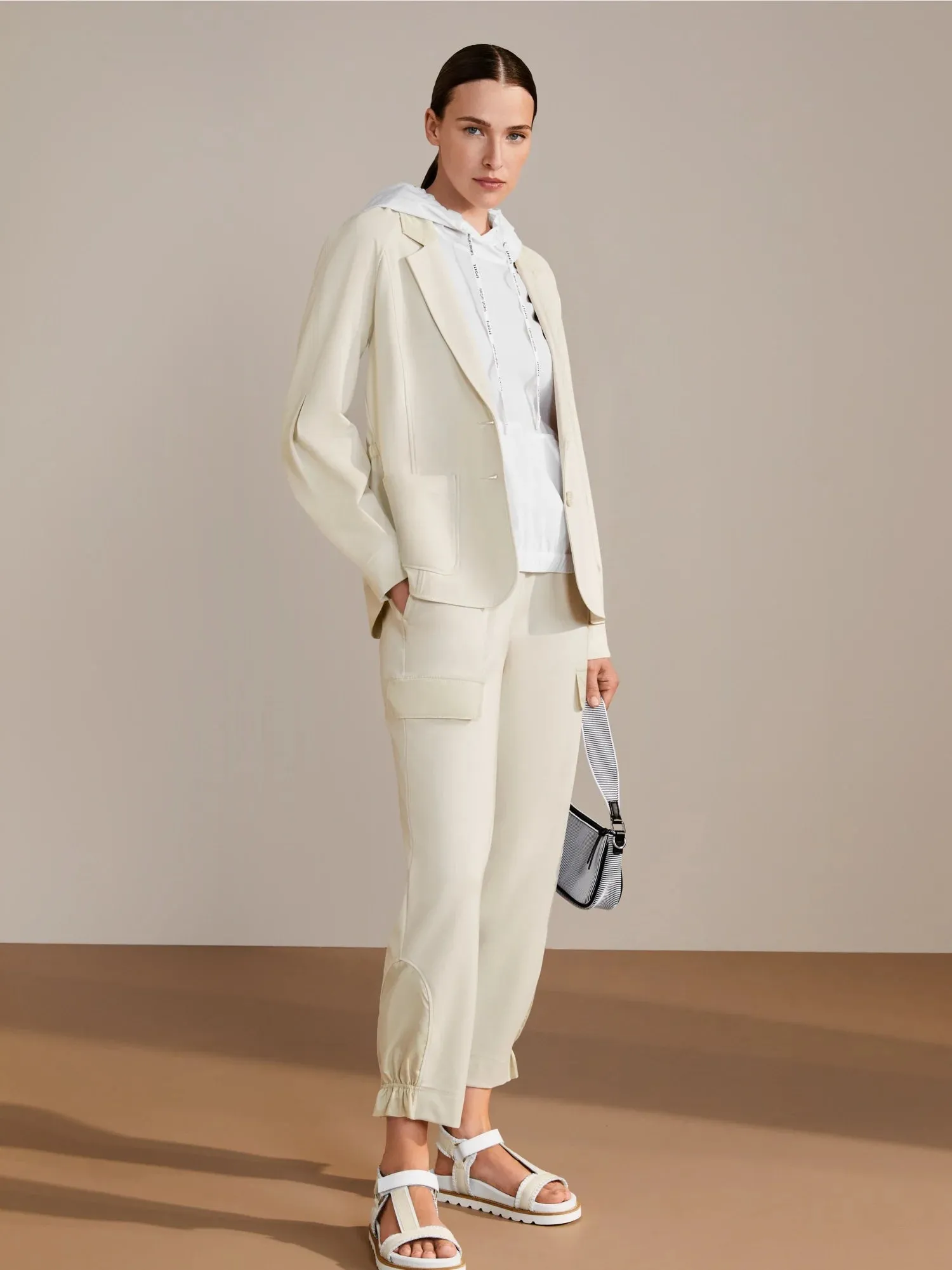 Marc Cain Beige Soft Stone Sporty blazer
