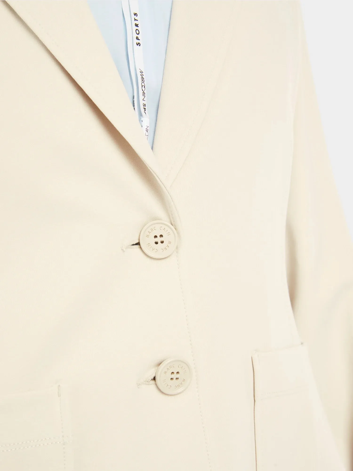 Marc Cain Beige Soft Stone Sporty blazer