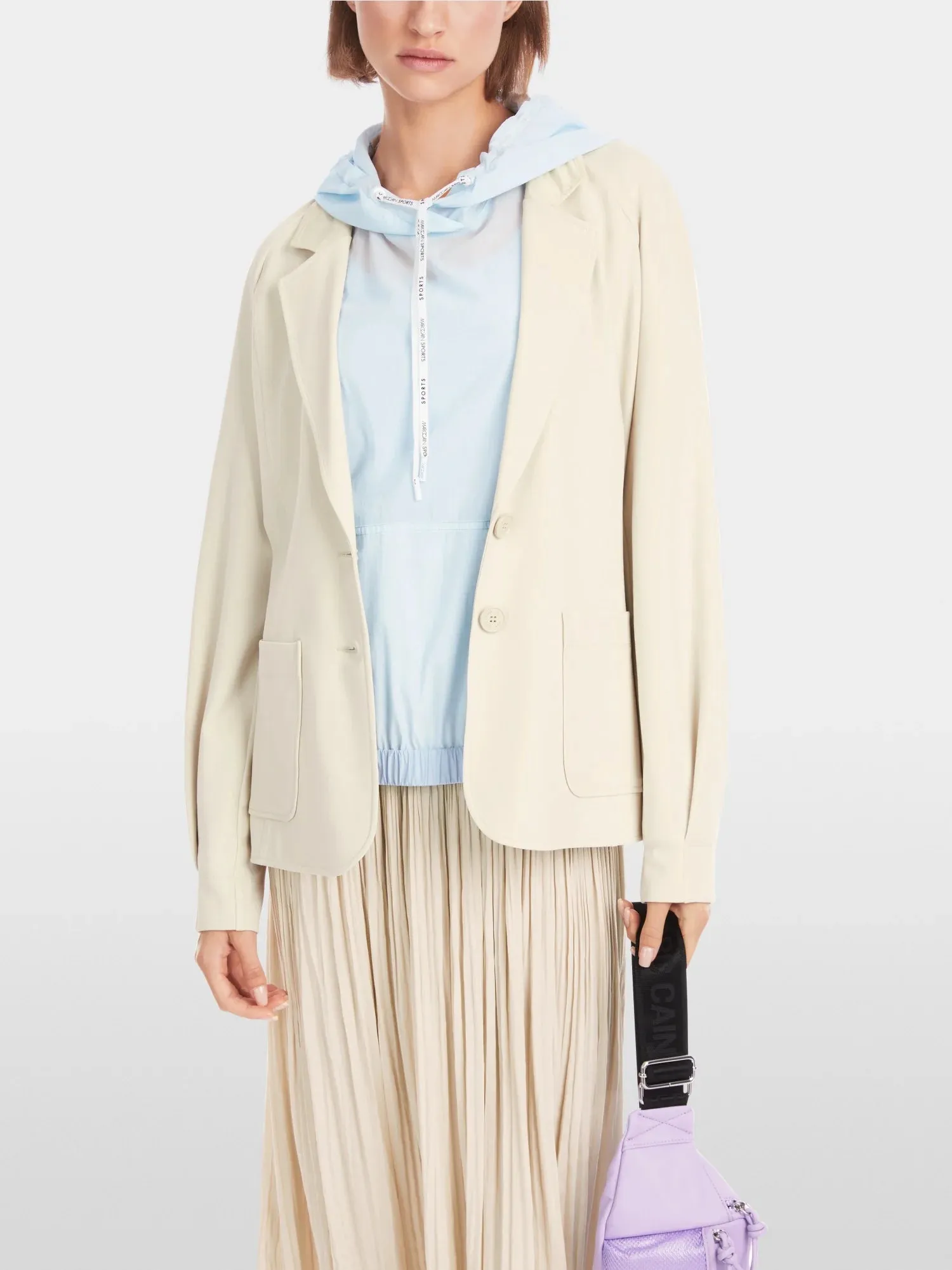 Marc Cain Beige Soft Stone Sporty blazer