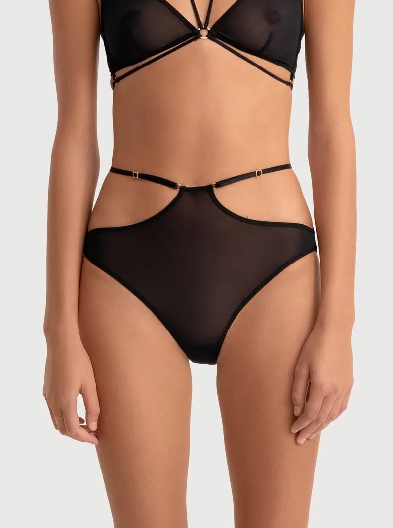 Marika Vera: Zendaya Ouvert Brief - Black
