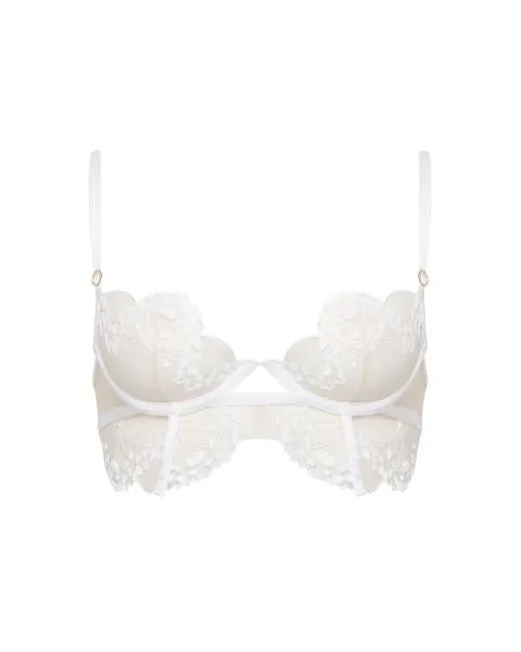 Marisa Underwire Bra - White/Sheer -