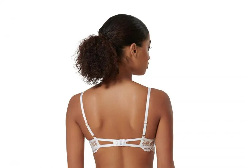 Marisa Underwire Bra - White/Sheer -