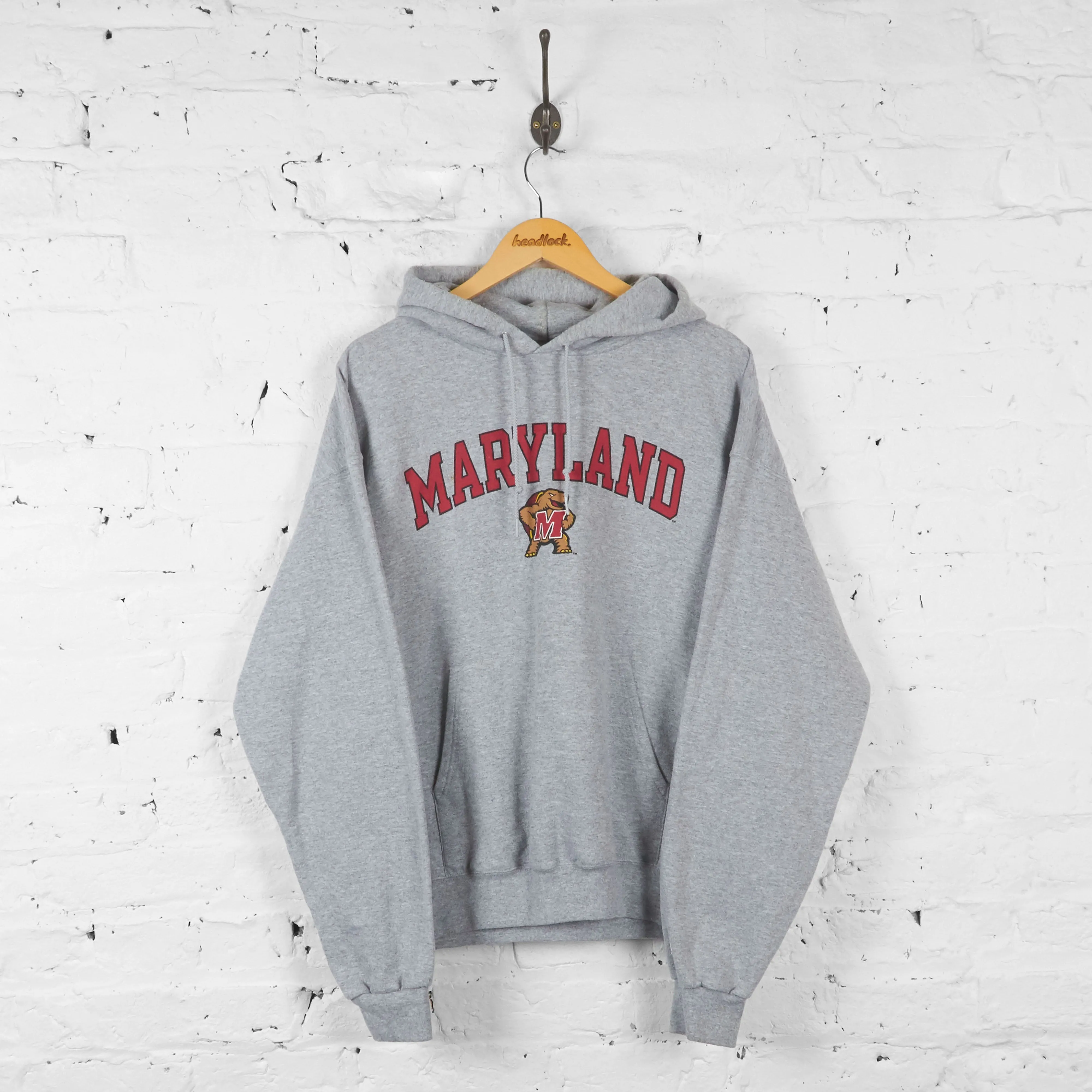 Maryland Turtles Football Champion Hoodie - Grey - L