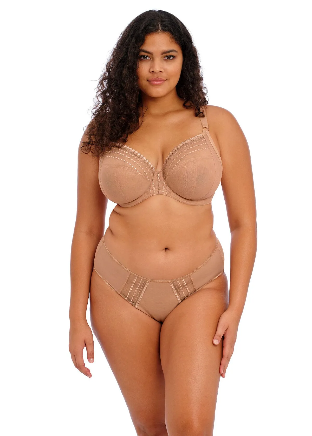 Matilda Plunge Lace Cup In Cafe Au Lait - Elomi