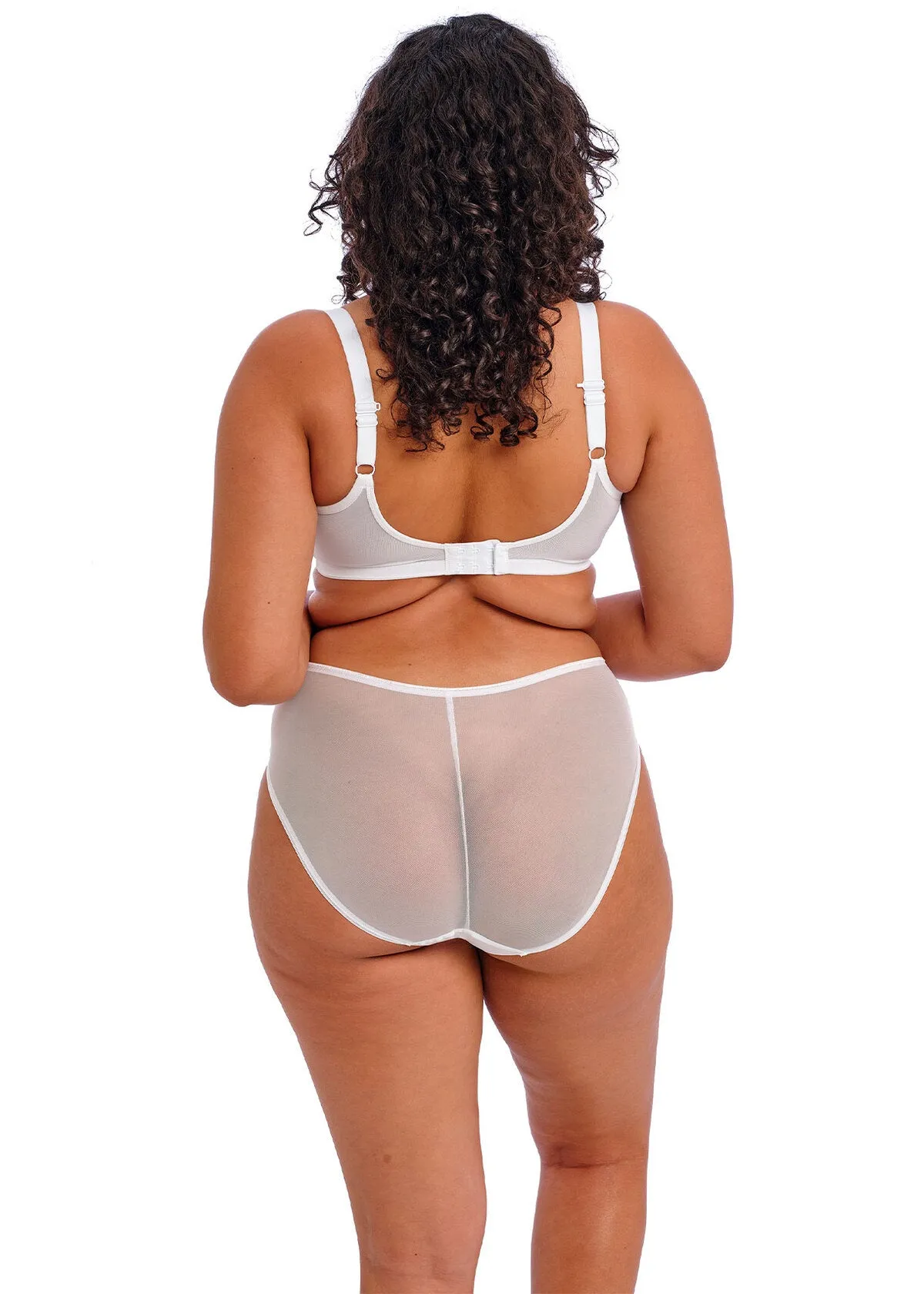 Matilda Plunge Lace Cup In White - Elomi