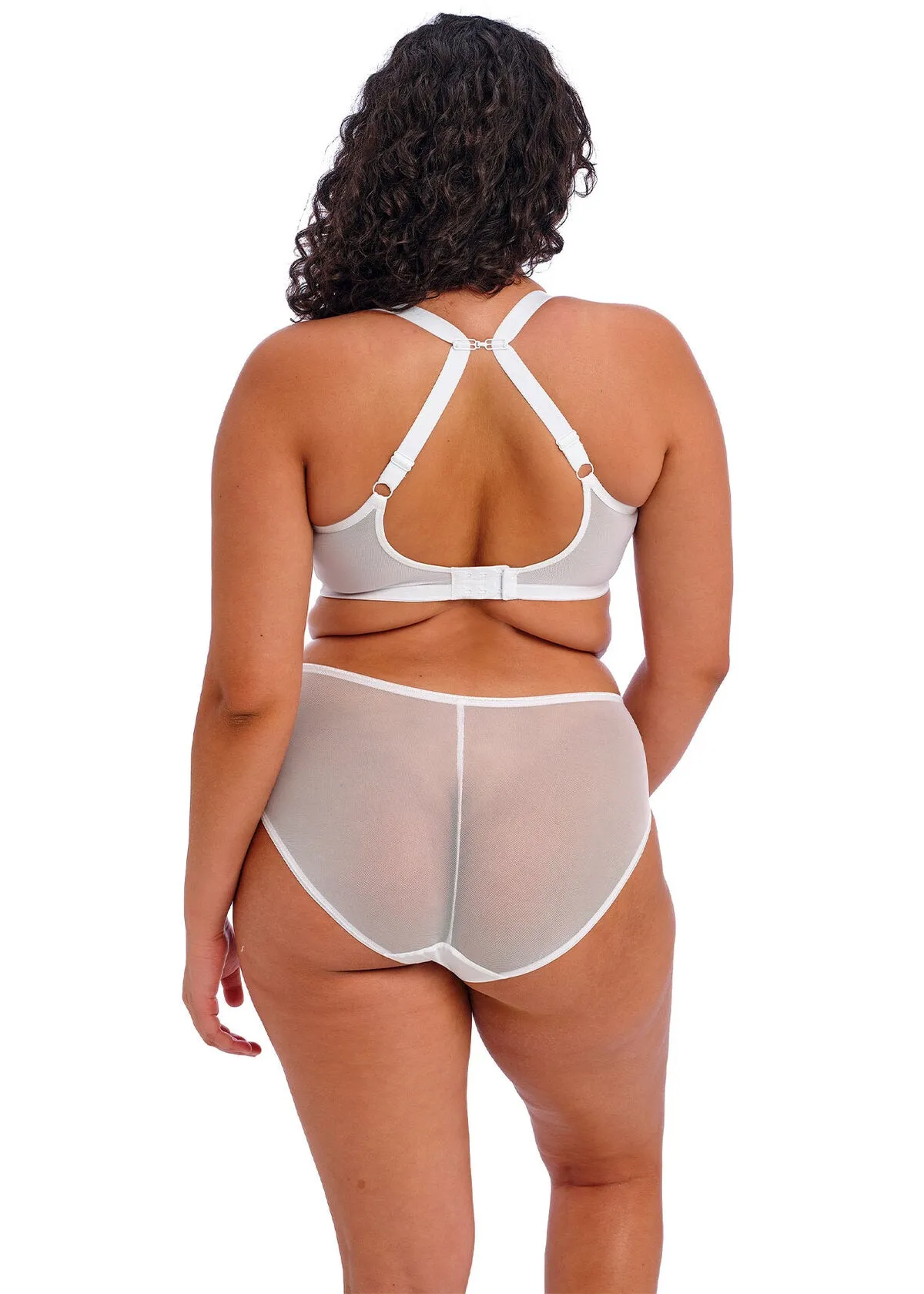 Matilda Plunge Lace Cup In White - Elomi