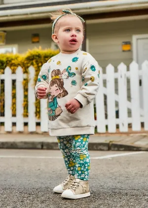 Mayoral Baby Girl Legging Set With Matching Hairband