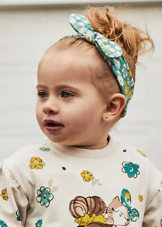 Mayoral Baby Girl Legging Set With Matching Hairband