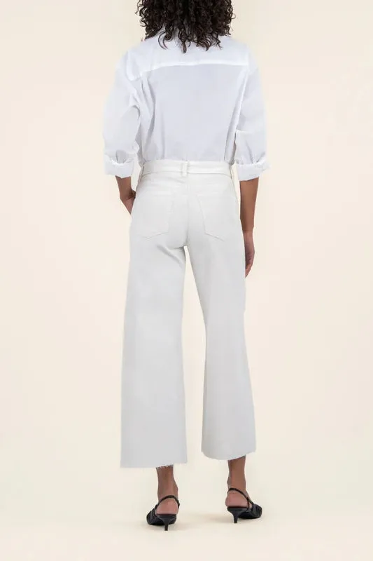Meg Velvet High Rise Wide Leg Pant