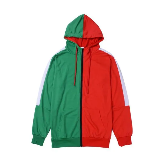 Men Sports Hoodie Tracksuit Set