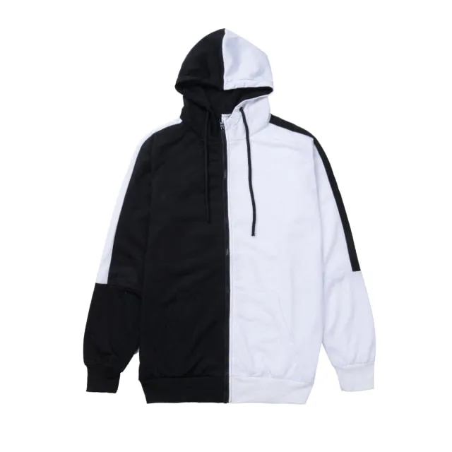 Men Sports Hoodie Tracksuit Set