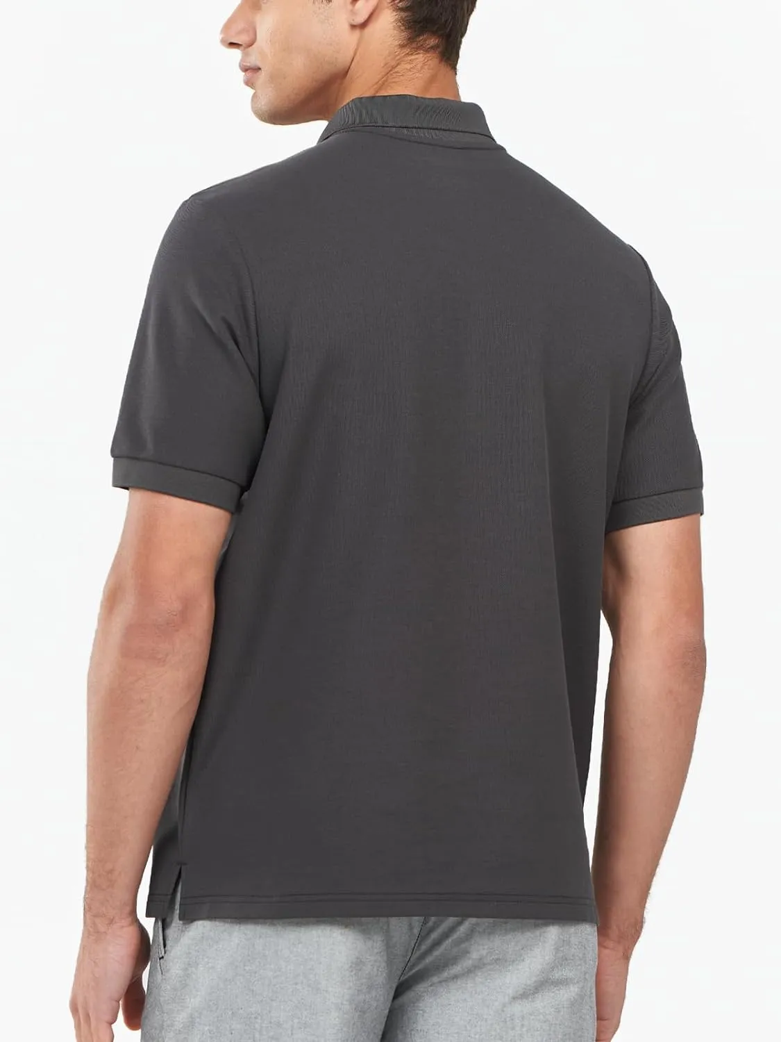 Men's Cotton Tennis Polo Shirts Golf Pickleball Casual Knitted T-Shirt