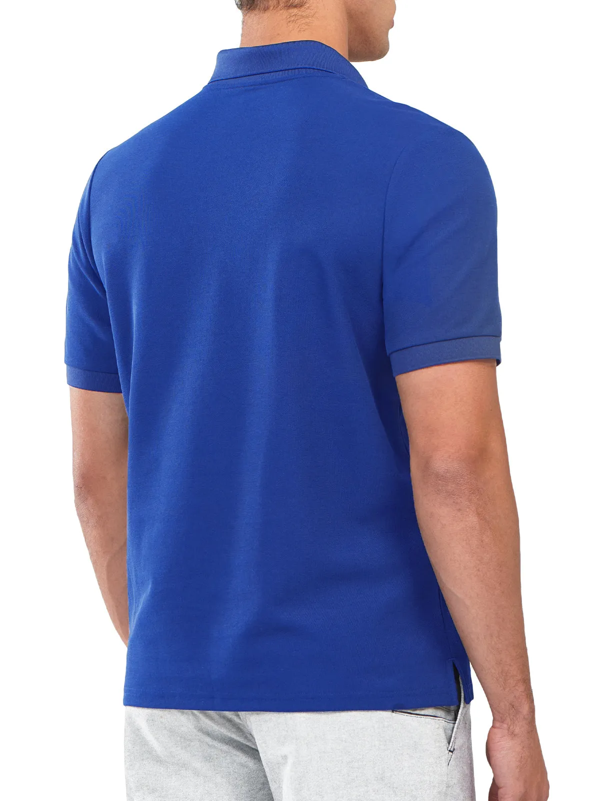 Men's Cotton Tennis Polo Shirts Golf Pickleball Casual Knitted T-Shirt