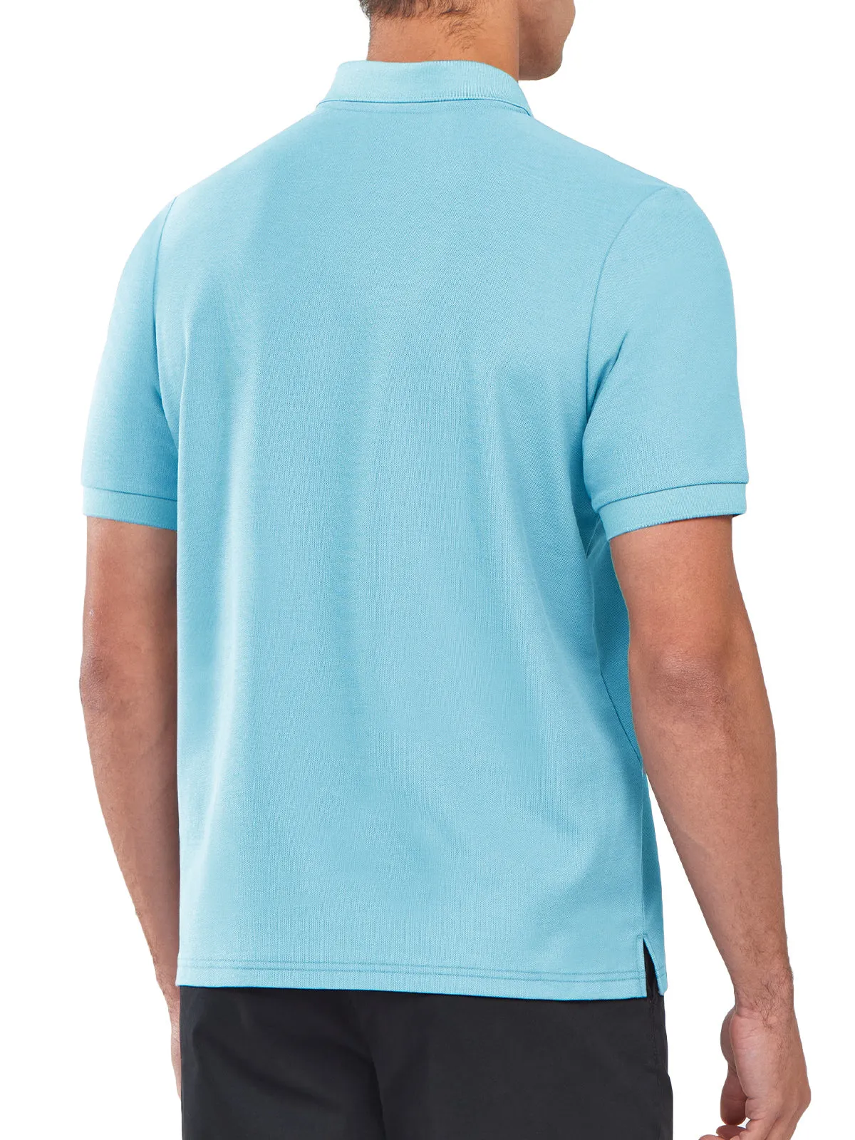 Men's Cotton Tennis Polo Shirts Golf Pickleball Casual Knitted T-Shirt