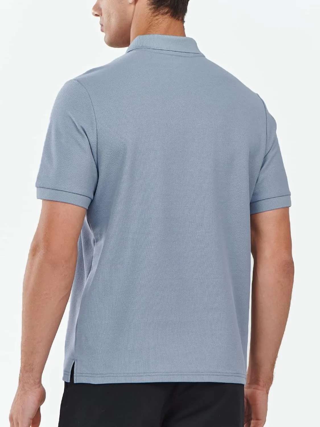 Men's Cotton Tennis Polo Shirts Golf Pickleball Casual Knitted T-Shirt