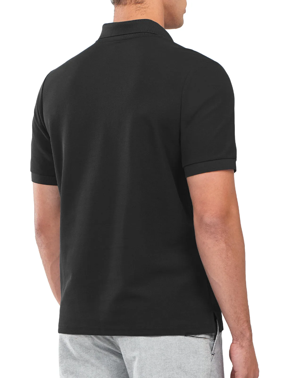 Men's Cotton Tennis Polo Shirts Golf Pickleball Casual Knitted T-Shirt