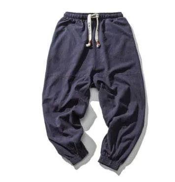 Men's Gym Pants - Hip Hop, Drawstring & Tapered Fit