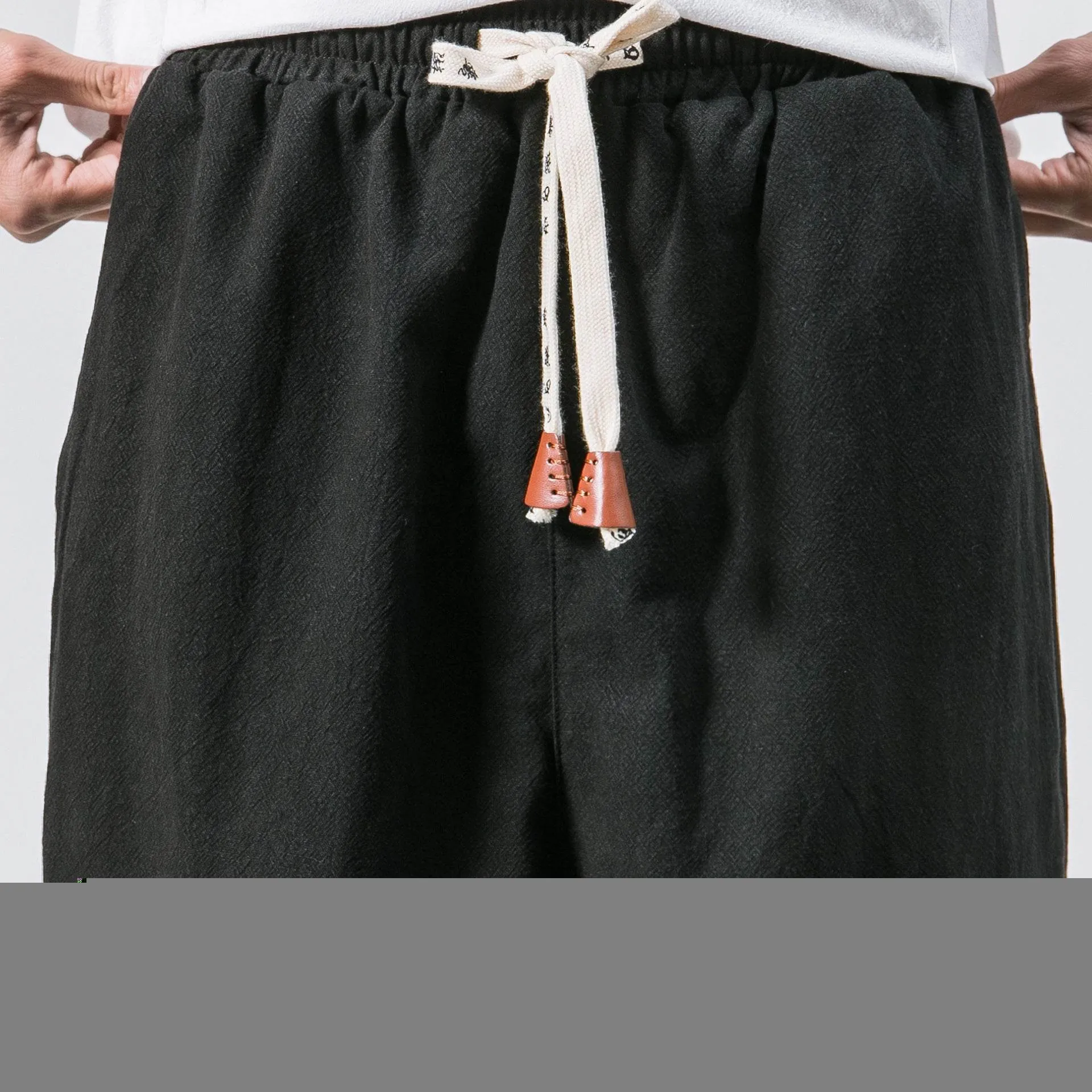 Men's Gym Pants - Hip Hop, Drawstring & Tapered Fit