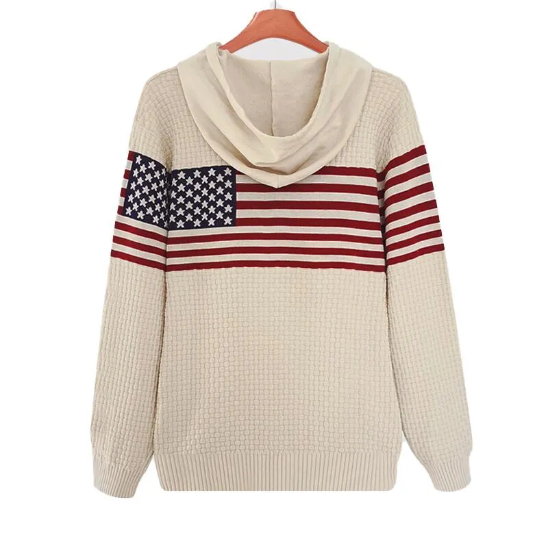 Mens Hooded Sweatshirt Casual Long Sleeve Drawstring Waffle Knit Pullover Hoodies G710