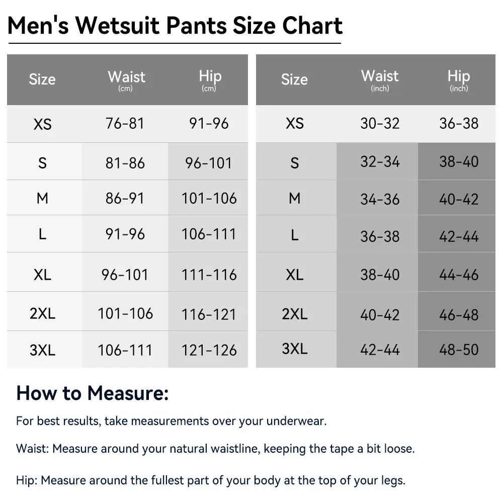 Mens Neoprene Pants