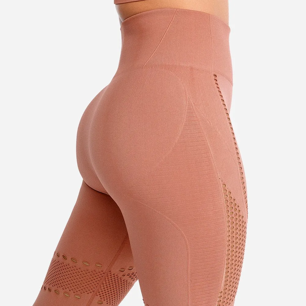 Meta Seamless Leggings - Rose Gold