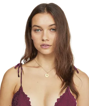 Mila Bralette, Red Berry