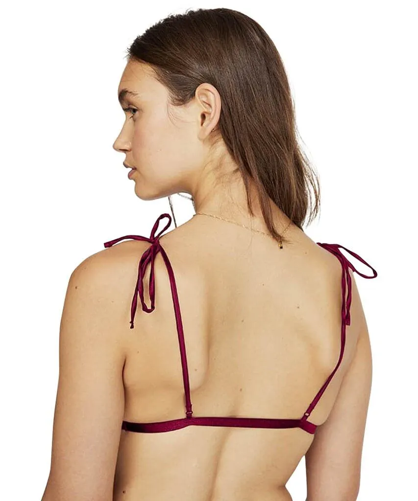 Mila Bralette, Red Berry