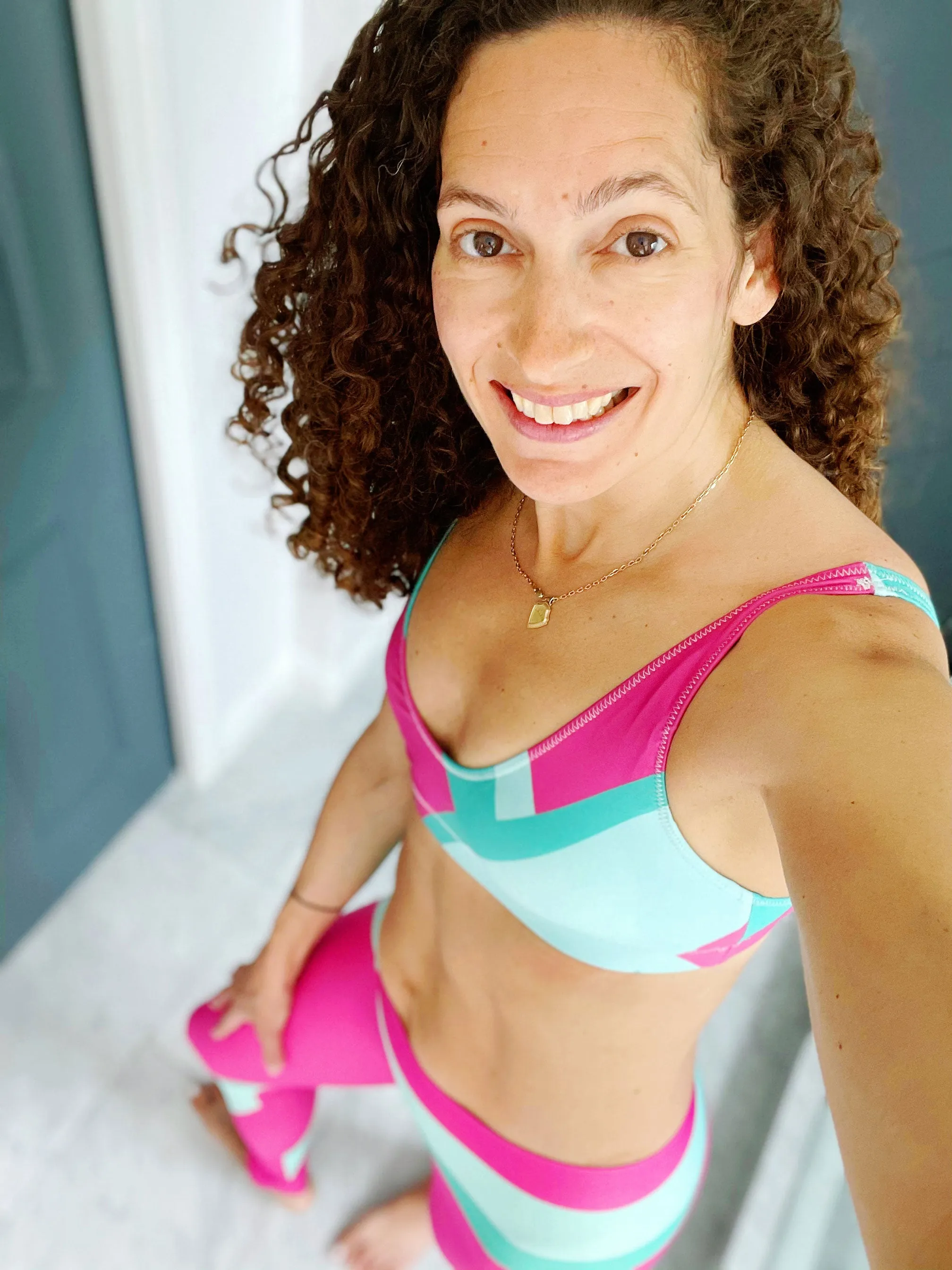 Mint & Pink Sports Bralette SAMPLE