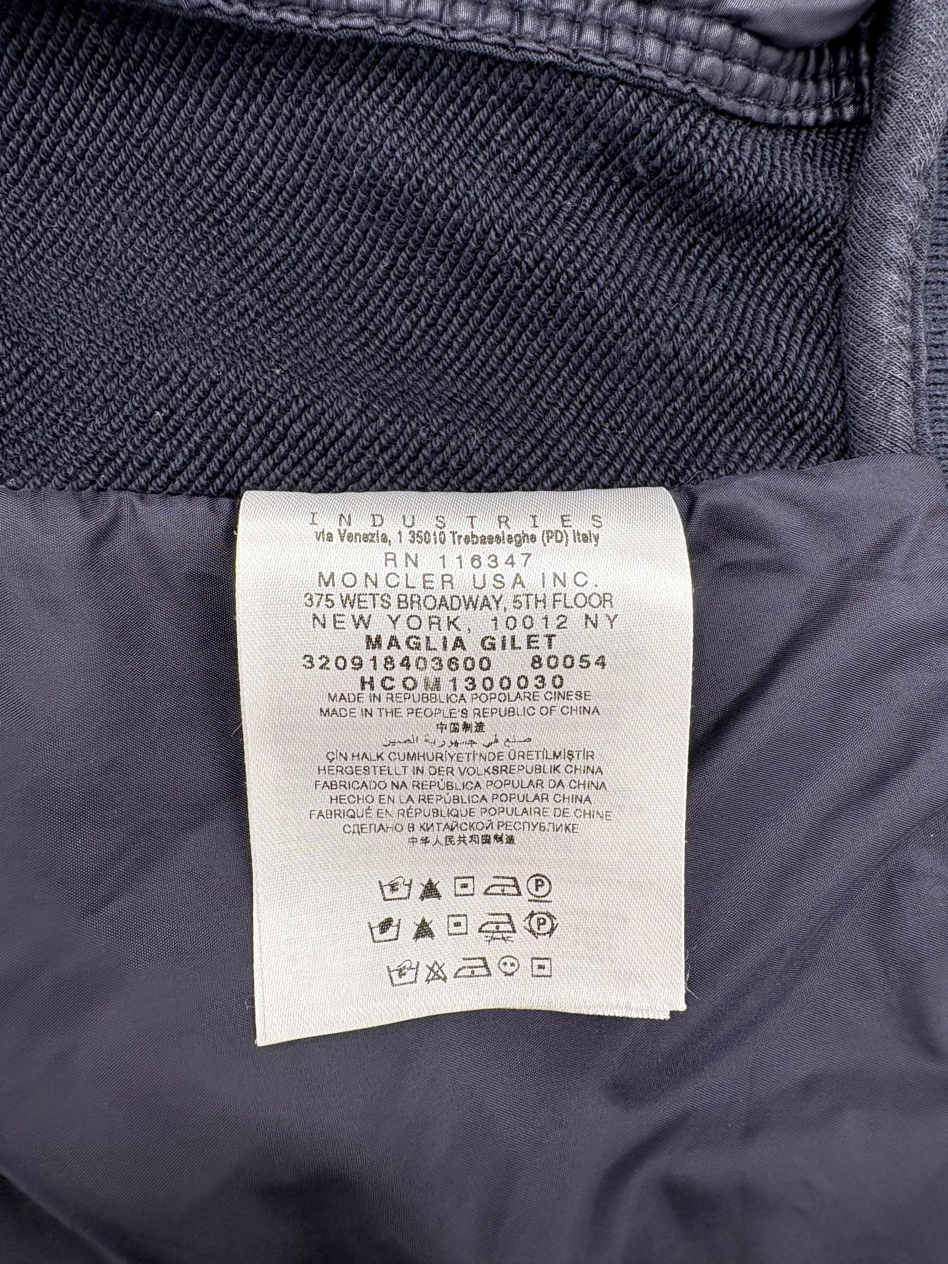 Moncler Maglia Gilet - Navy