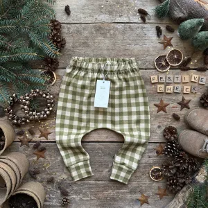 Moss Check Harem Leggings