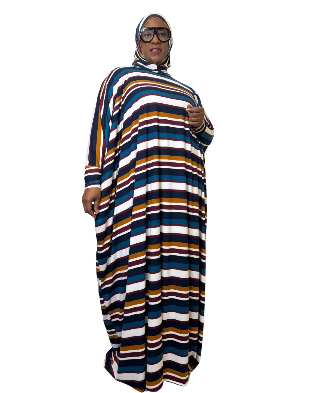 MULTI PRINT ABAYA ONE PIECE