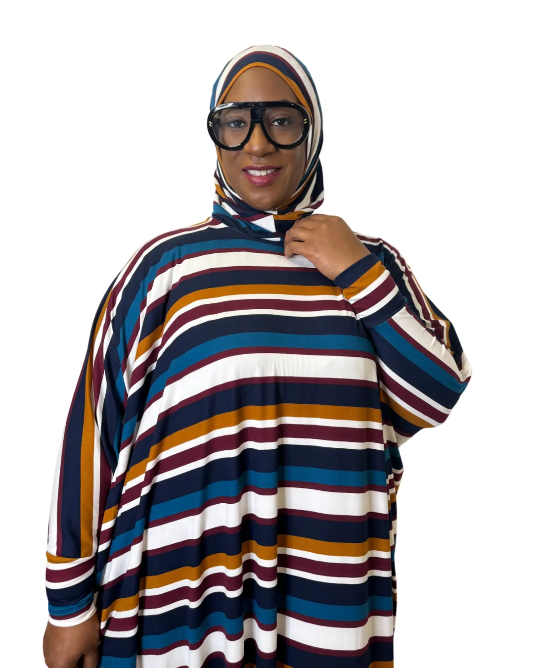 MULTI PRINT ABAYA ONE PIECE