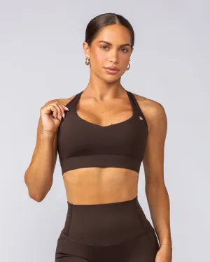 Muscle Nation | Elite Support Bra - Cocoa