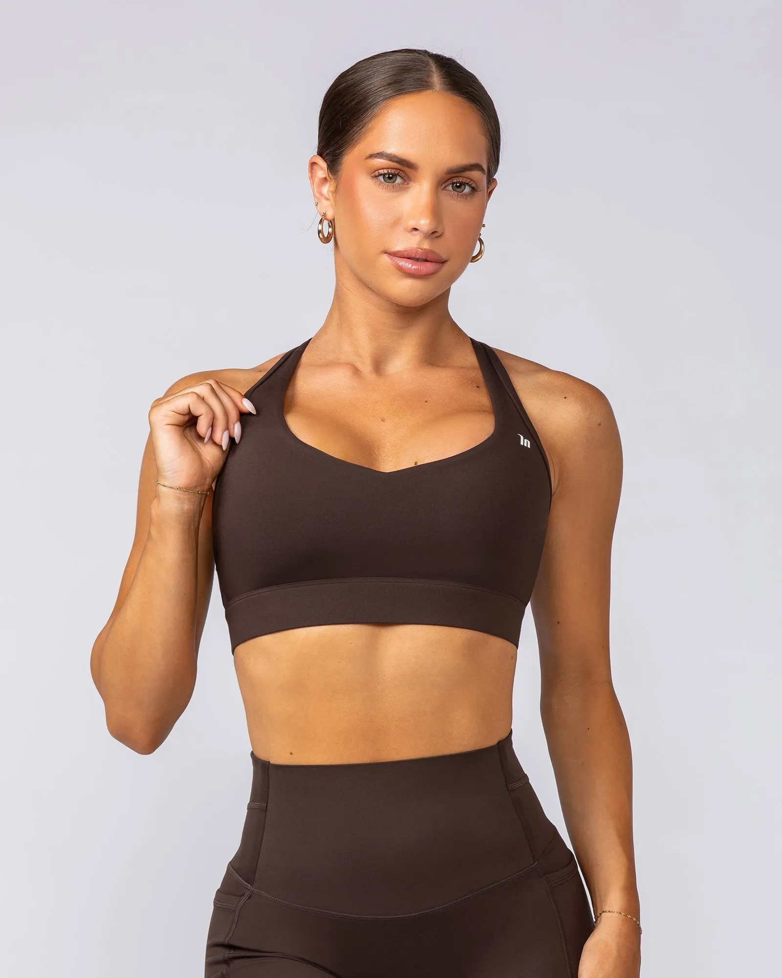 Muscle Nation | Elite Support Bra - Cocoa