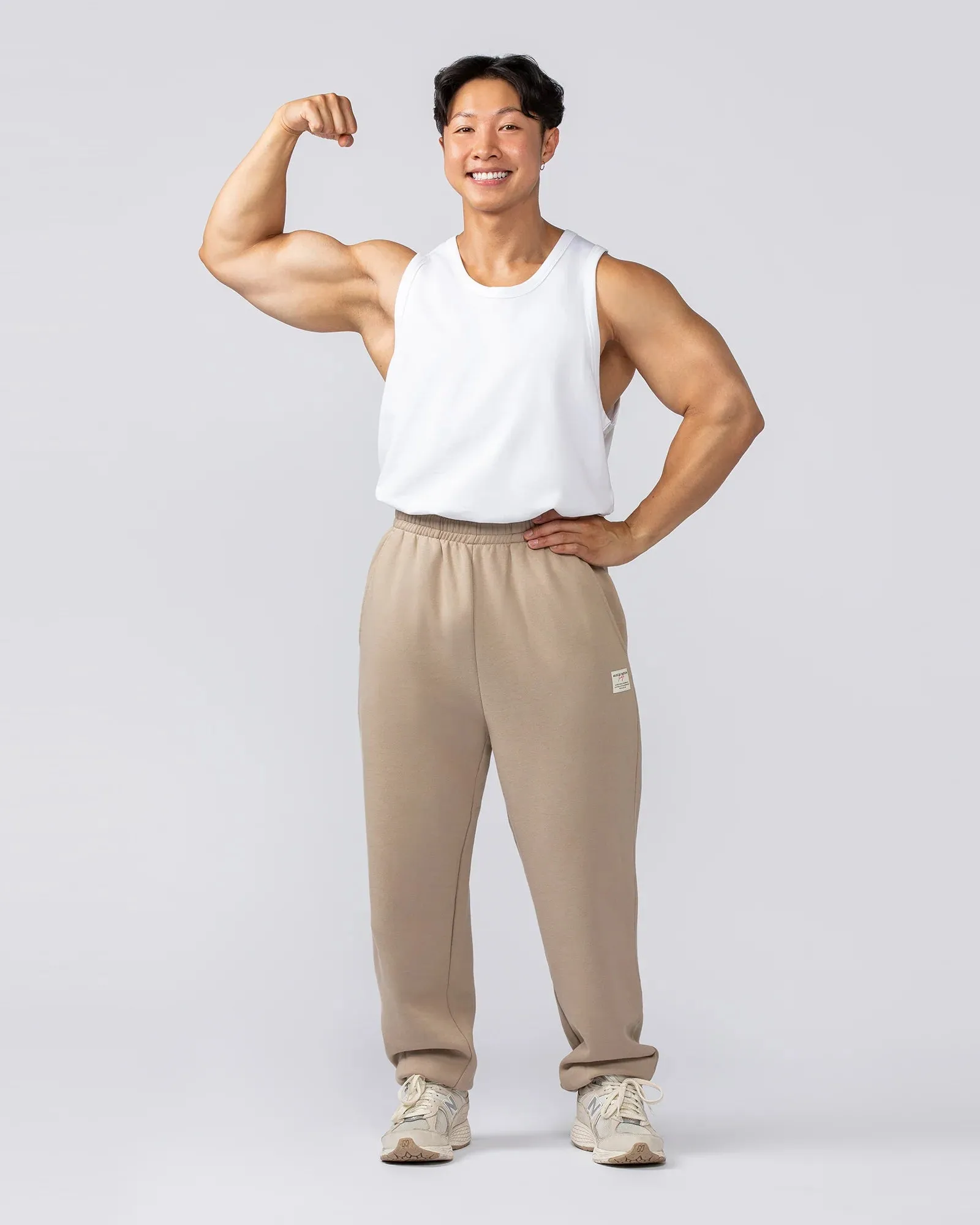 Muscle Nation | Lee Lem Track Pants - Washed Tuffet