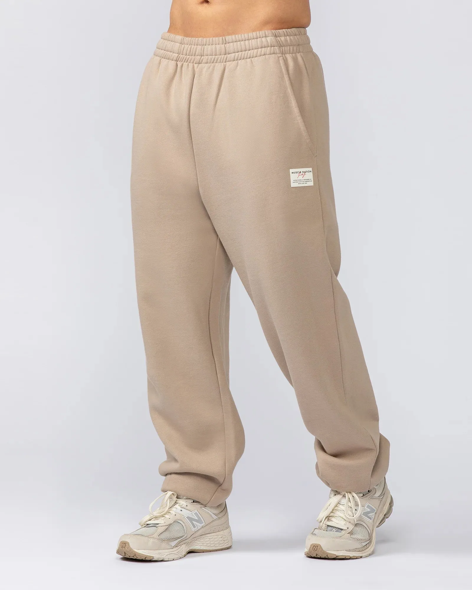 Muscle Nation | Lee Lem Track Pants - Washed Tuffet