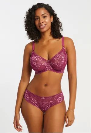 Muse Full Cup in Cranberry/Rose