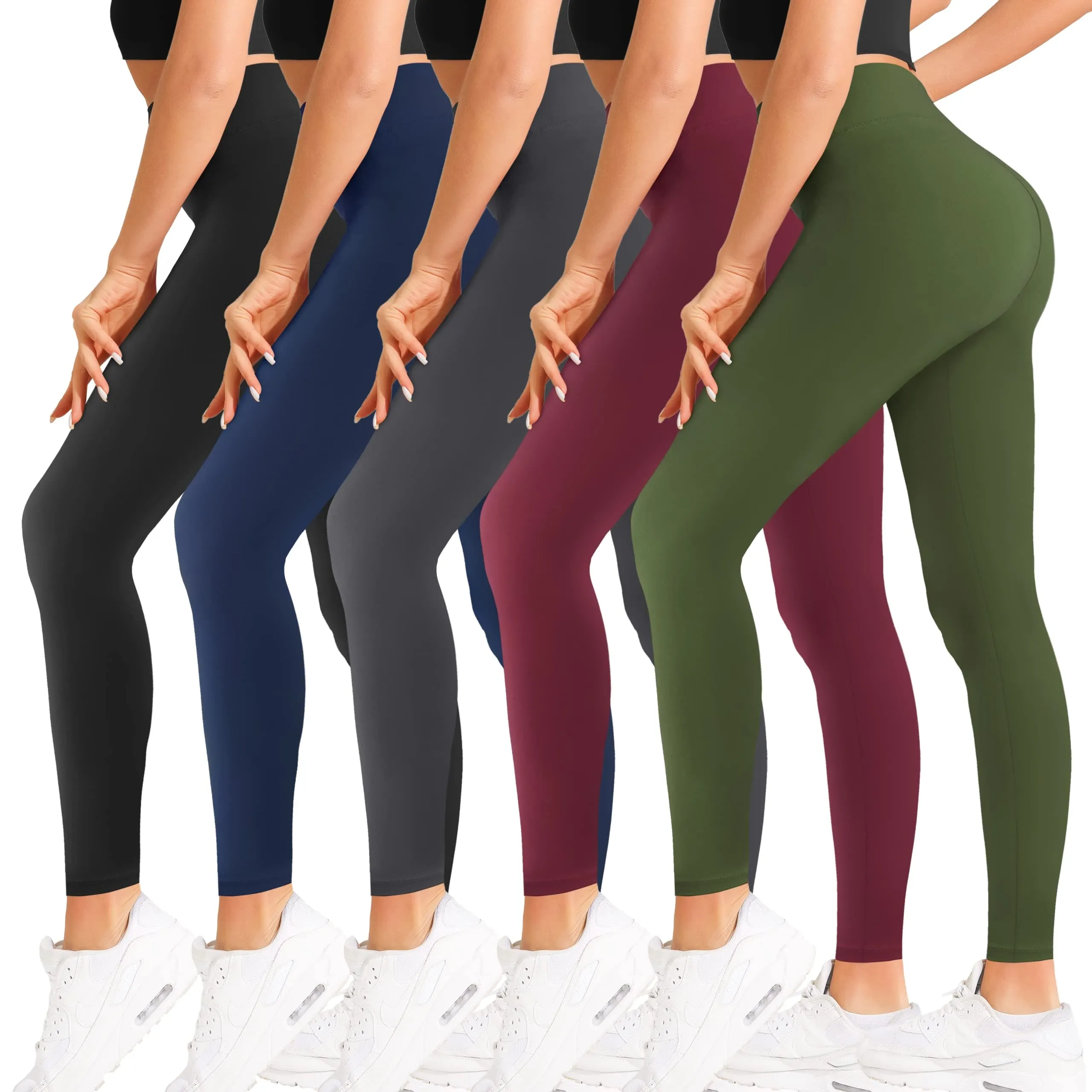 Natural Feelings Buttercloud High Waisted Leggings for Women Ultra Soft Stretch Opaque Slim Yoga Leggings