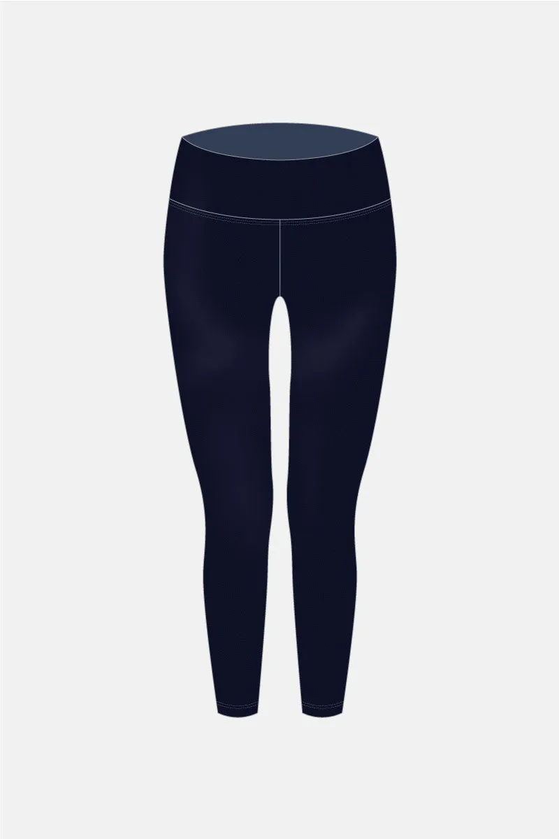 Navy Mystique Full Length Tights