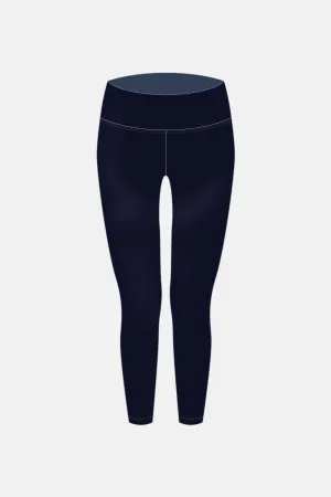 Navy Mystique Full Length Tights