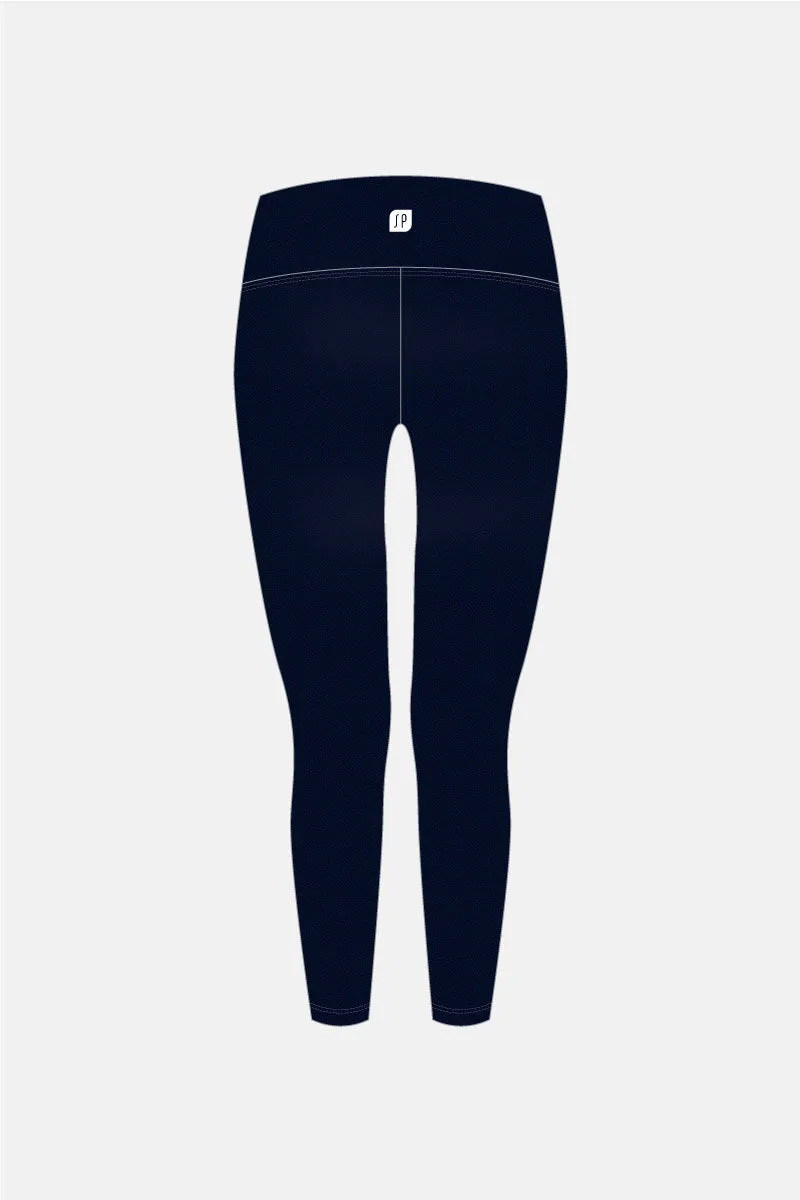 Navy Mystique Full Length Tights
