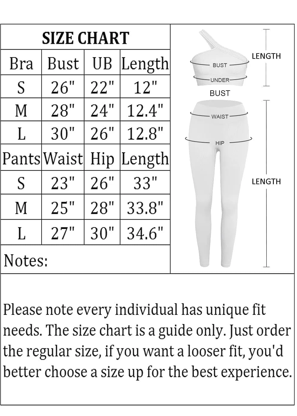 niyokki 2 Pieces Workout Sets for Women One Shoulder Ribbed Sport Bra Seamless High Waist Leggings GMY Exercise Outfits