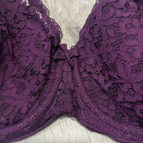 NWT Victoria’s Secret 36DDD Bra Plum Deep Purple Women’s Bra