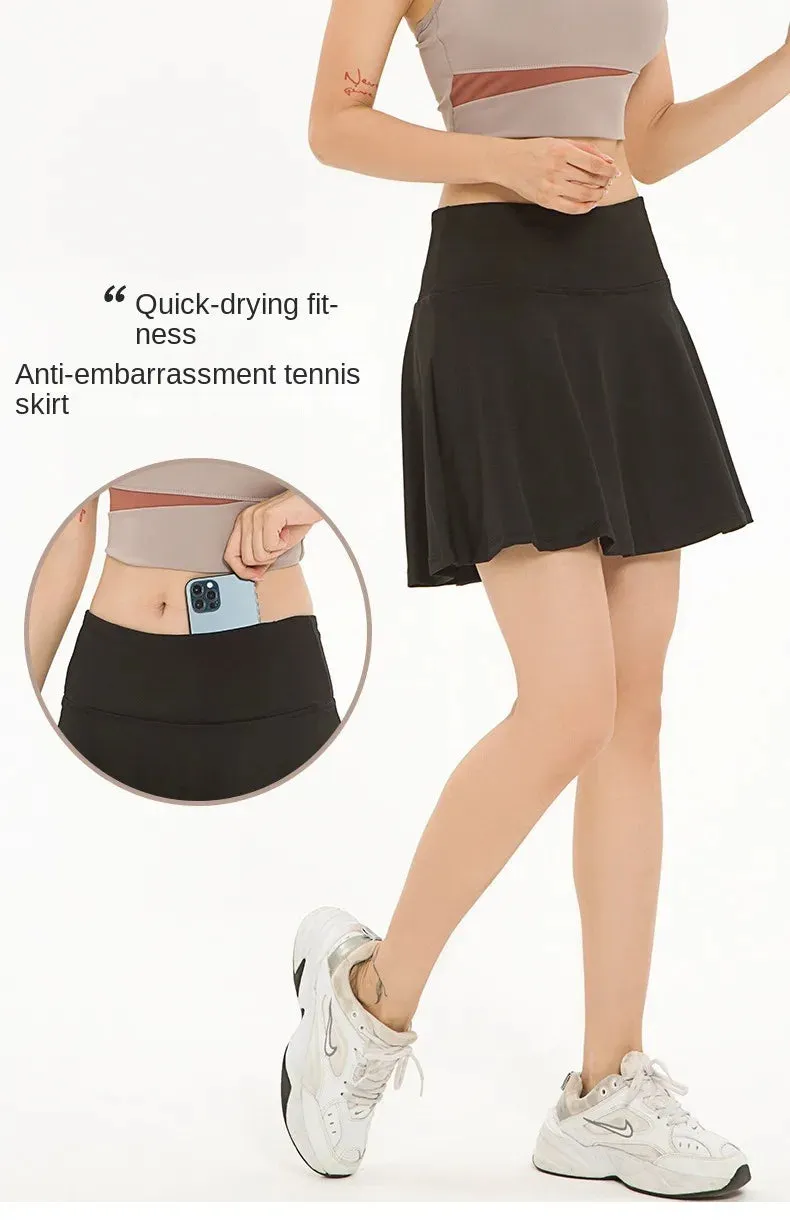 Obsidian Phoenix High-Waisted Sports Culottes