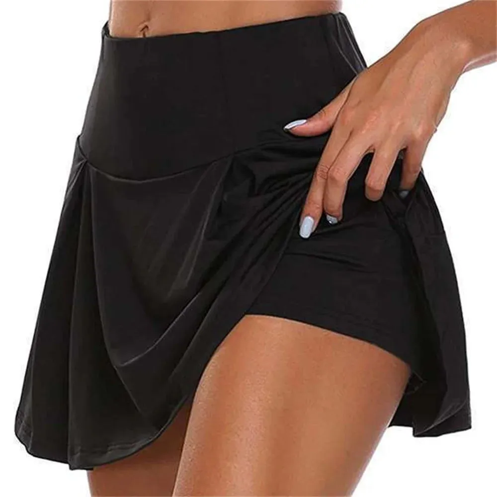 Obsidian Phoenix High-Waisted Sports Culottes