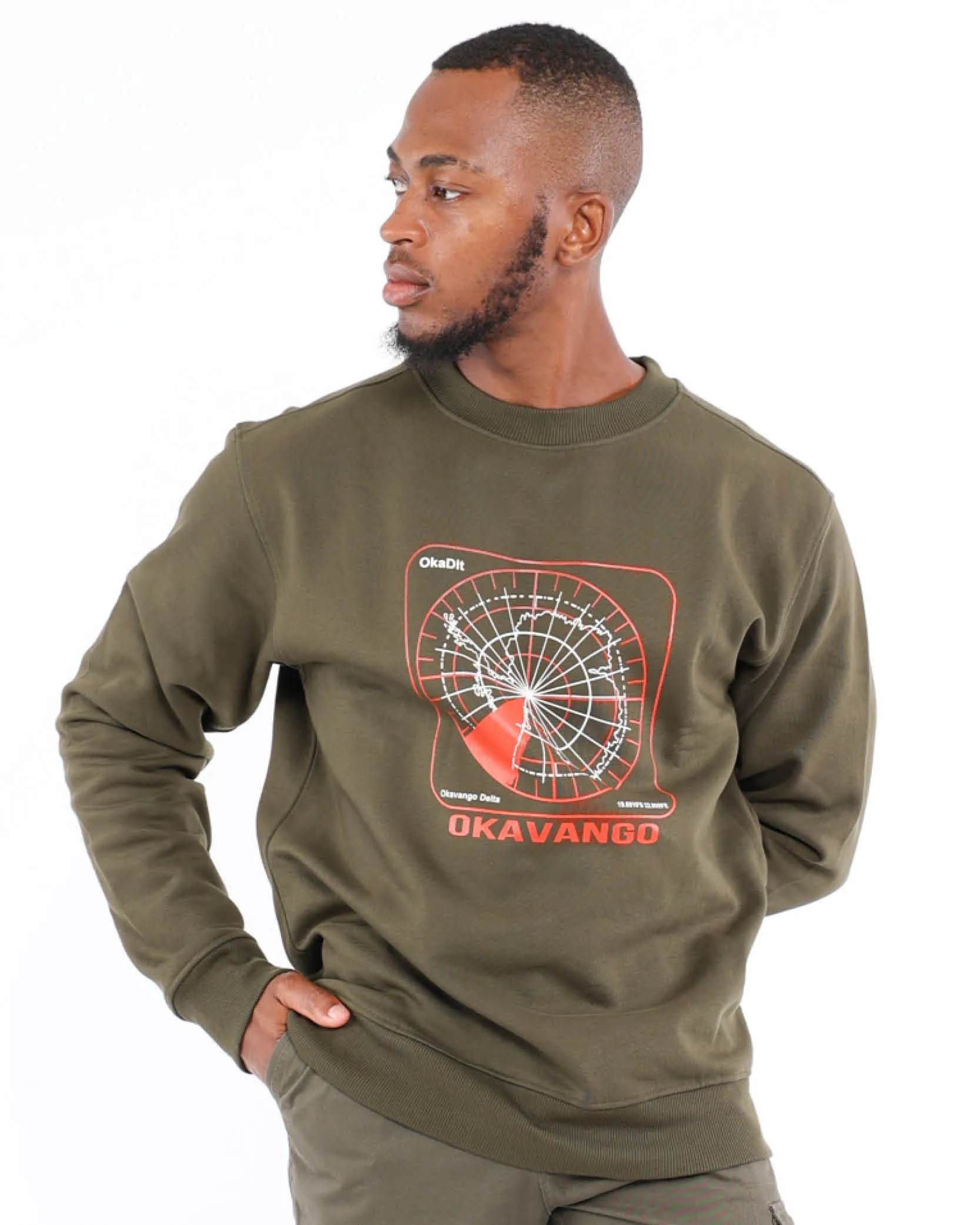 Olive Outdoor Track Top
