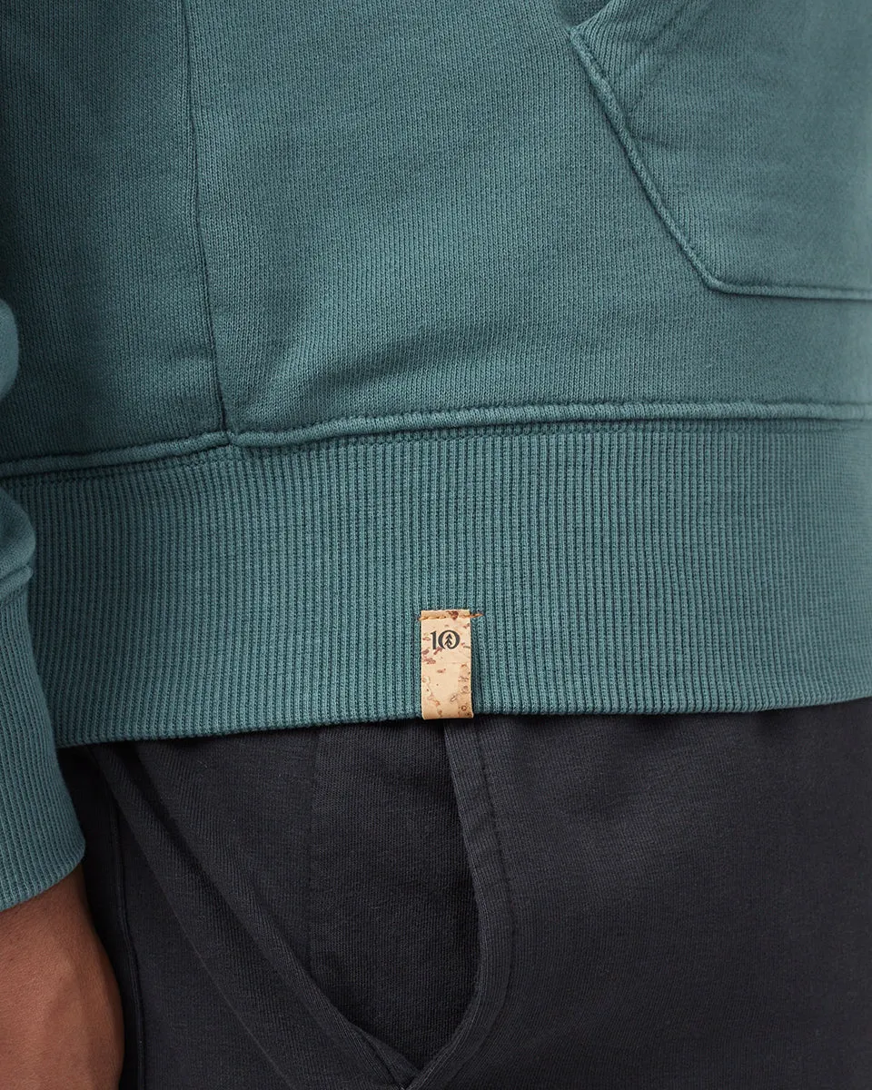 Organic French Terry Seamed Hoodie