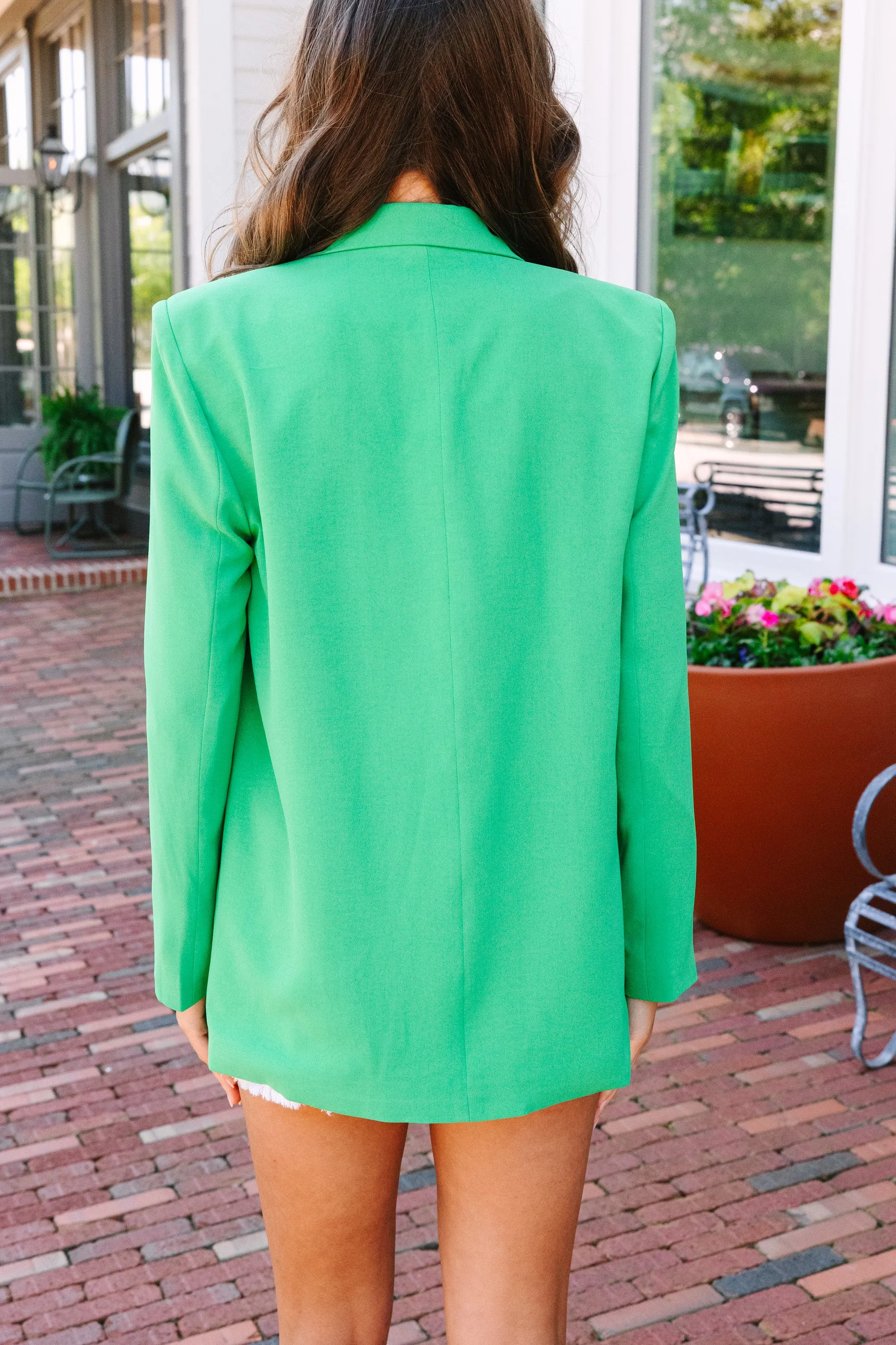 Own It Kelly Green Blazer
