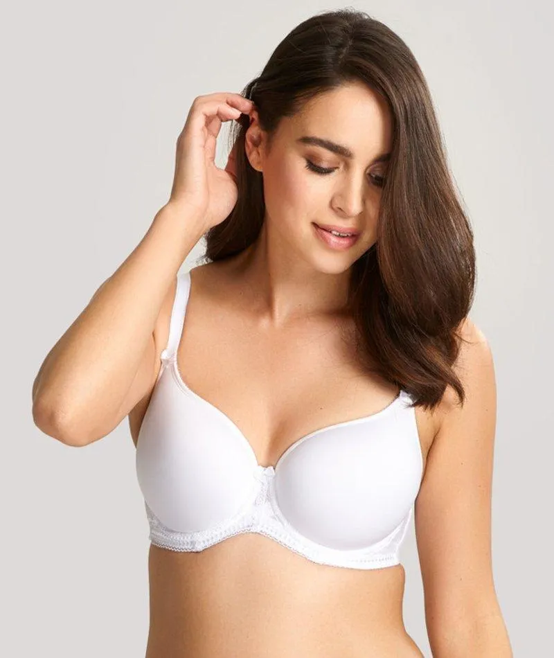 Panache Cari Moulded Spacer Underwired T-Shirt Bra - White