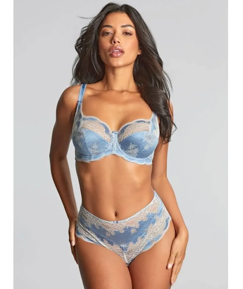 Panache Clara Full Cup Underwired Bra - Dusky Blue